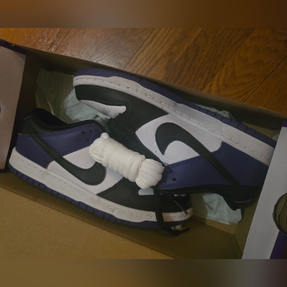 Woman size 8-Nike Black, White, and Purple